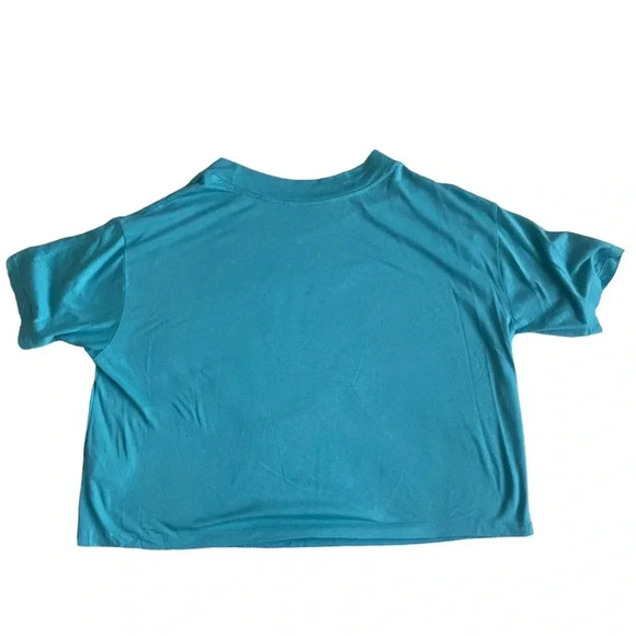 The North Face Women's Teal Crop Top - Picture 5 of 8